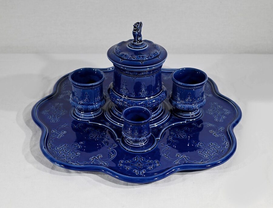 Rare Service 5 pièces en Faïence de Choisy-le-Roy, Hauttin Boulenger & Cie – Début XXe