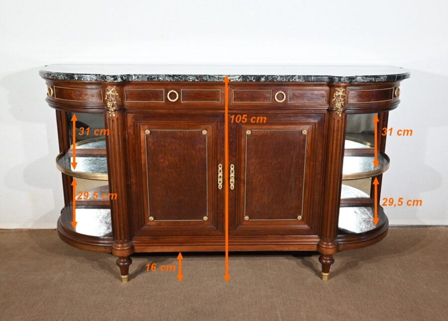 Enfilade en Acajou, style Louis XVI – Début XXe – Image 35