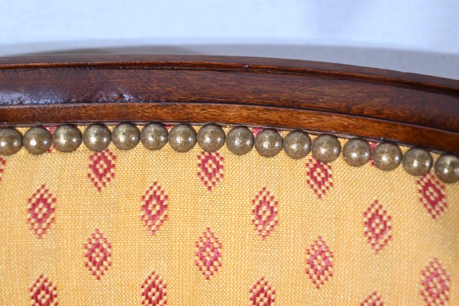 Paire de Fauteuils en Acajou, style Louis XVI – 2ème partie XIXe – Image 8