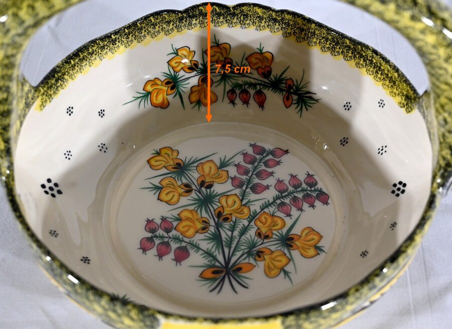 Panier en Faïence, Manufacture Henriot Quimper – Milieu XXe – Image 21