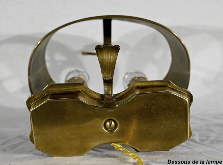 Petite Lampe Bouillotte en Laiton - Fin XIXe – Image 25