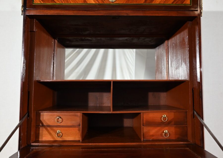 Secrétaire en Bois de Rose, époque Louis XVI – XVIIIe – Image 18