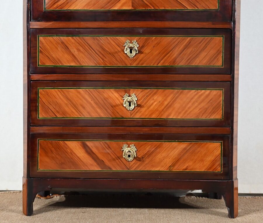 Secrétaire en Bois de Rose, époque Louis XVI – XVIIIe – Image 19