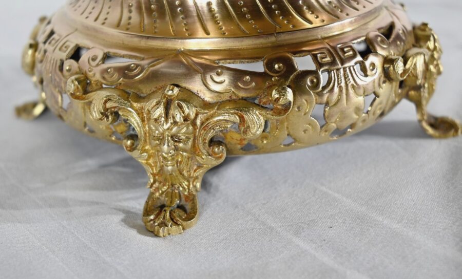 Vase en Céramique et Bronze Doré, Manufacture Boch Frères Keramis – Fin XIXe – Image 12