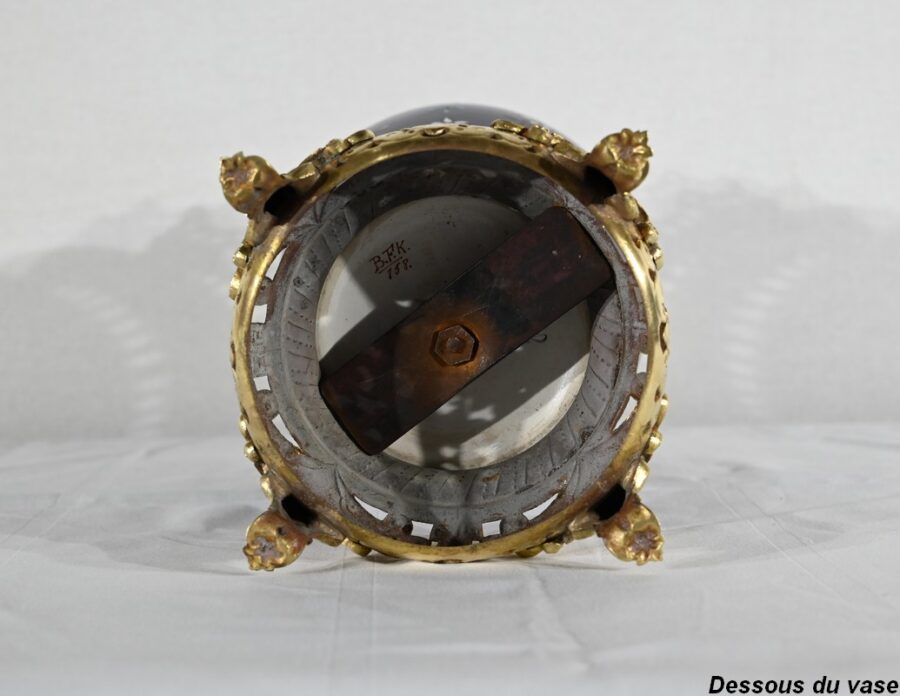 Vase en Céramique et Bronze Doré, Manufacture Boch Frères Keramis – Fin XIXe – Image 20