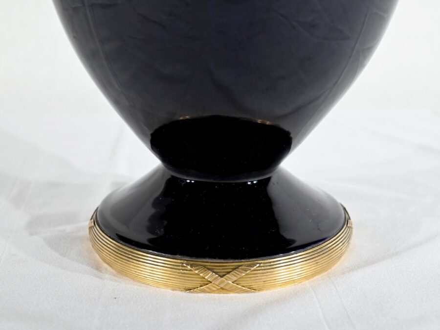 Vase en Céramique et Bronze Doré – Fin XIXe – Image 10