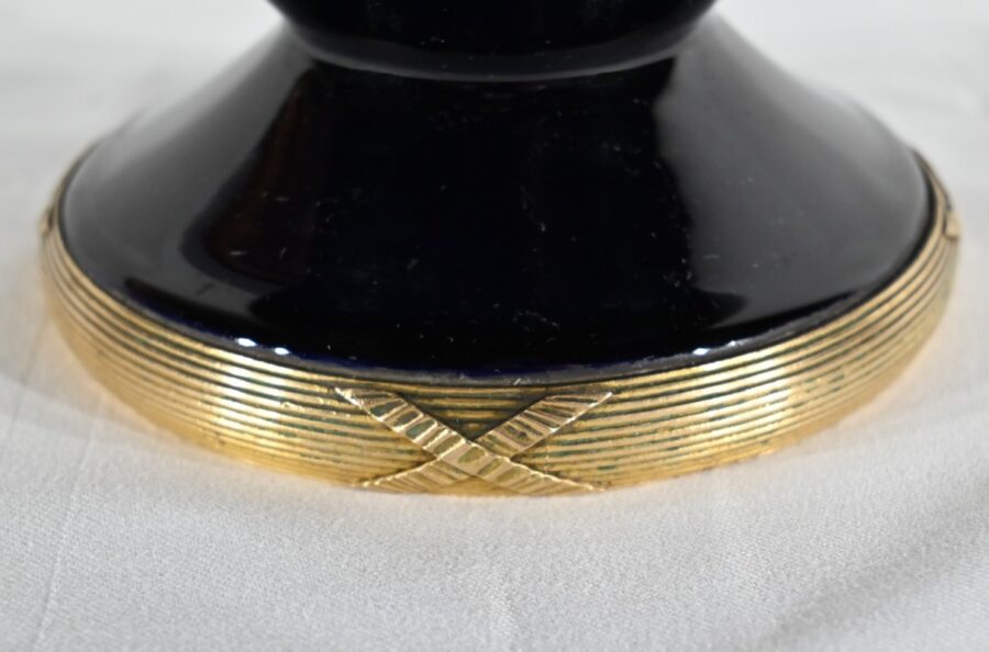 Vase en Céramique et Bronze Doré – Fin XIXe – Image 11