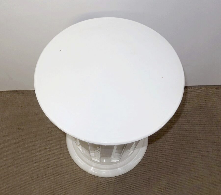 Colonne cannelée en Céramique émaillée – Milieu XXe – Image 3