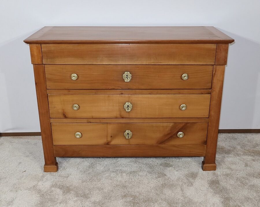 Petite Commode en Merisier massif, goût Directoire – 1ère partie du XIXe – Image 8