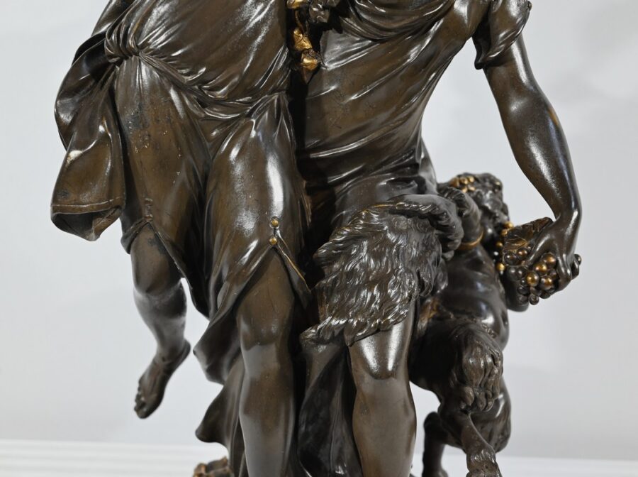 Bronze « Bacchanal », d’après Clodion – 2ème partie du XIXe – Image 11