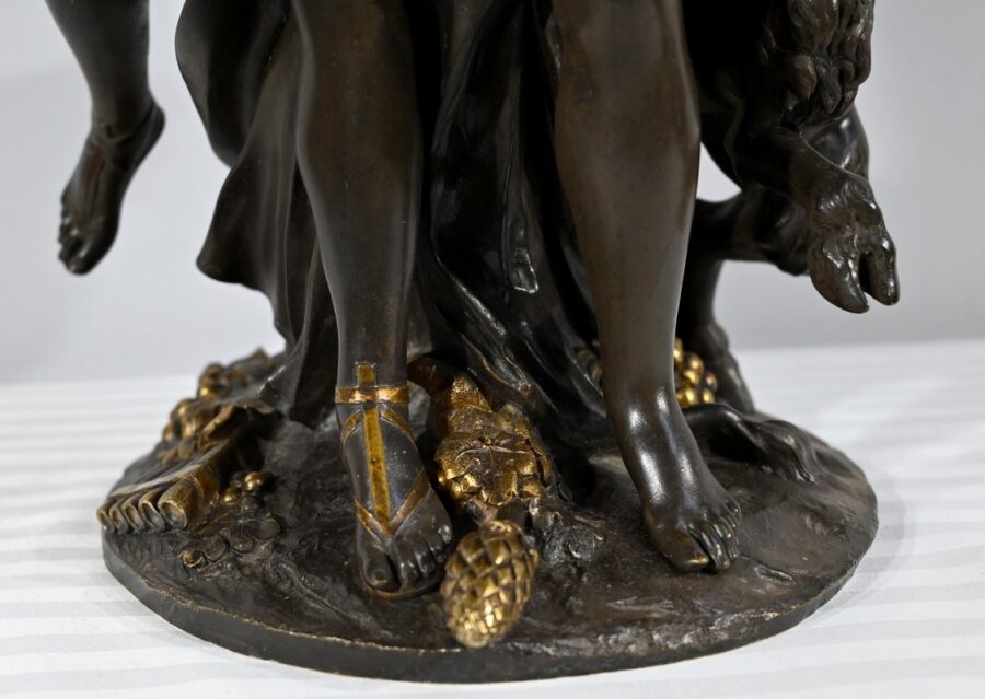 Bronze « Bacchanal », d’après Clodion – 2ème partie du XIXe – Image 12