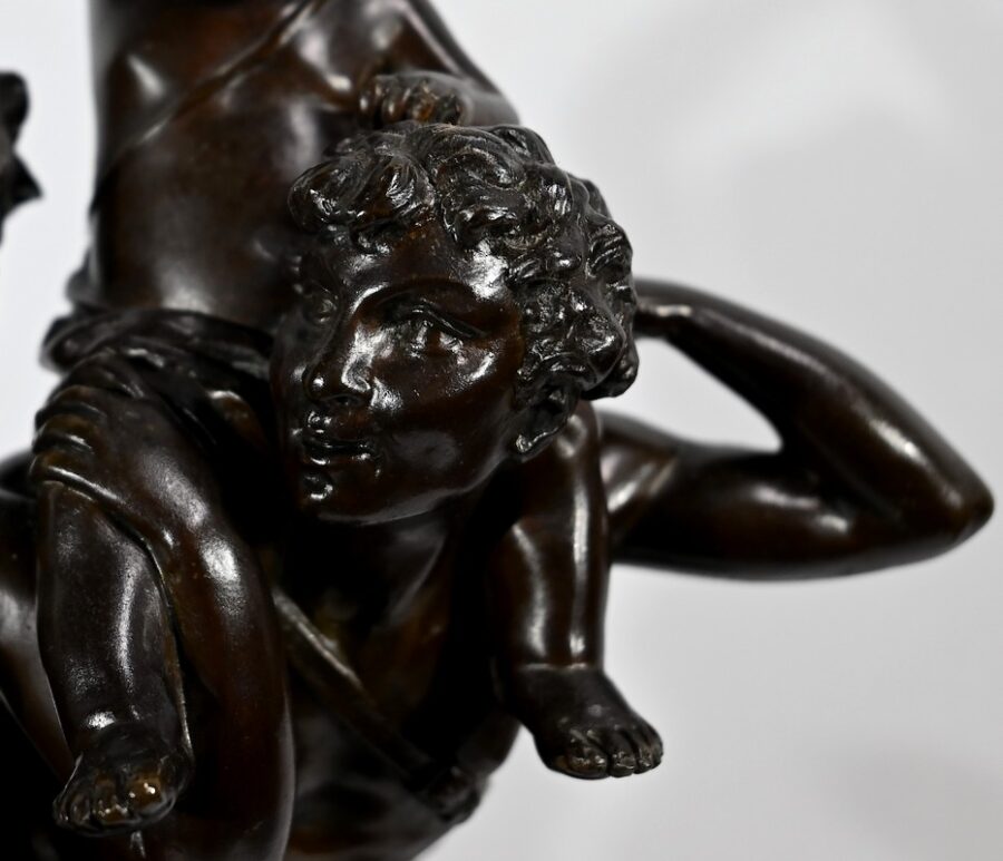 Bronze « L’enfance de Silène », d’après Clodion – 2ème partie du XIXe – Image 8