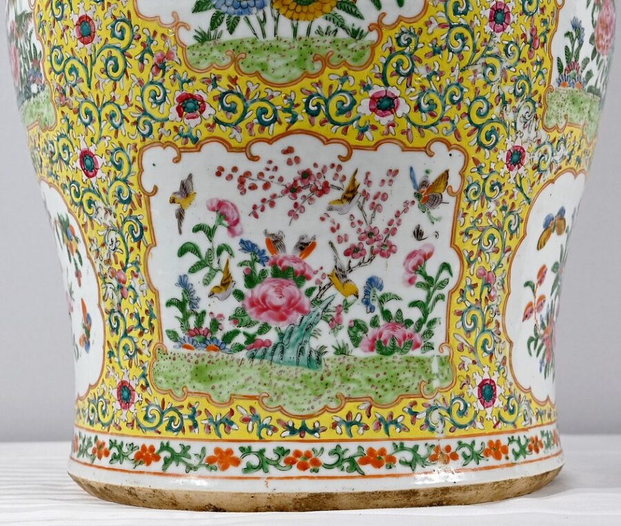 Importante Potiche en Porcelaine, Canton – Fin XIXe – Image 10