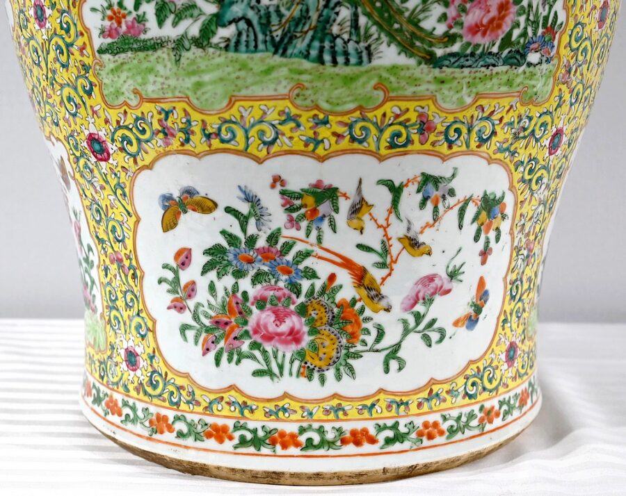 Importante Potiche en Porcelaine, Canton – Fin XIXe – Image 15