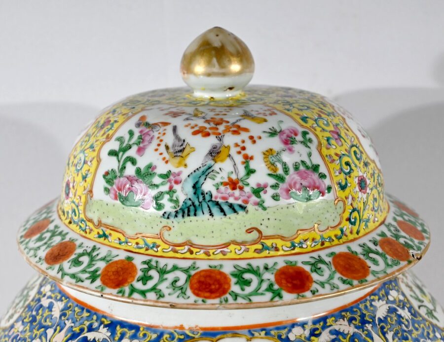 Importante Potiche en Porcelaine, Canton – Fin XIXe – Image 17