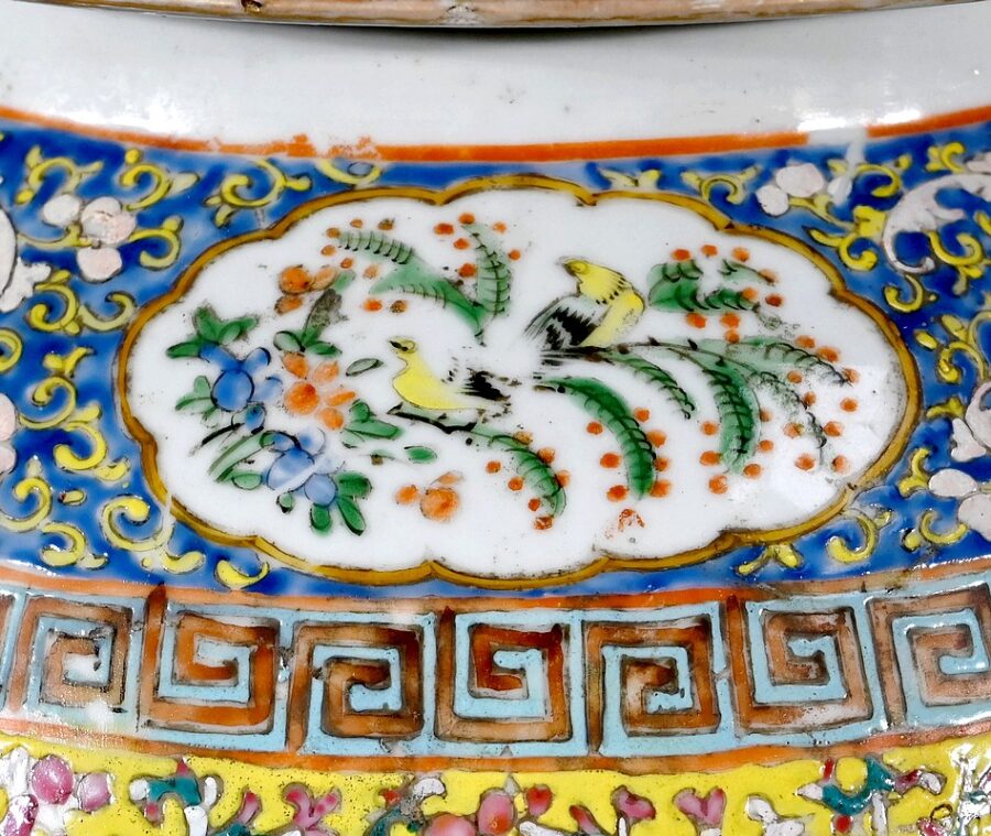 Importante Potiche en Porcelaine, Canton – Fin XIXe – Image 18