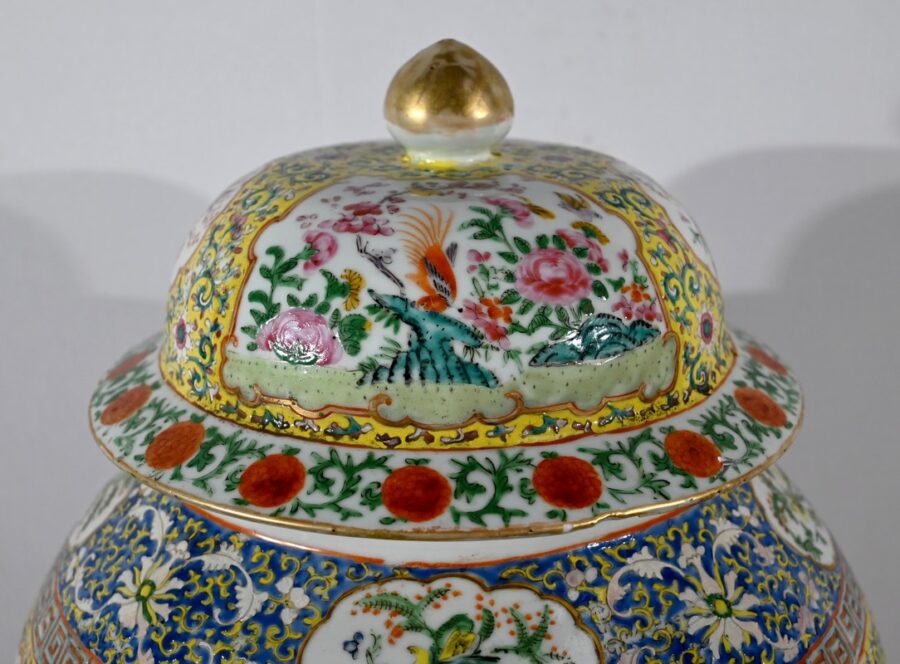 Importante Potiche en Porcelaine, Canton – Fin XIXe – Image 8