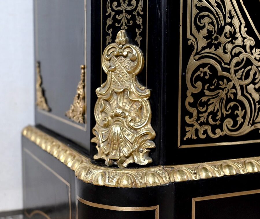 Meuble d’Appui en Poirier Noirci, époque Napoléon III – Milieu XIXe – Image 21