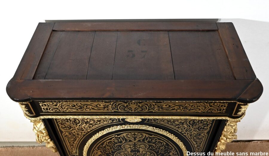 Meuble d’Appui en Poirier Noirci, époque Napoléon III – Milieu XIXe – Image 35