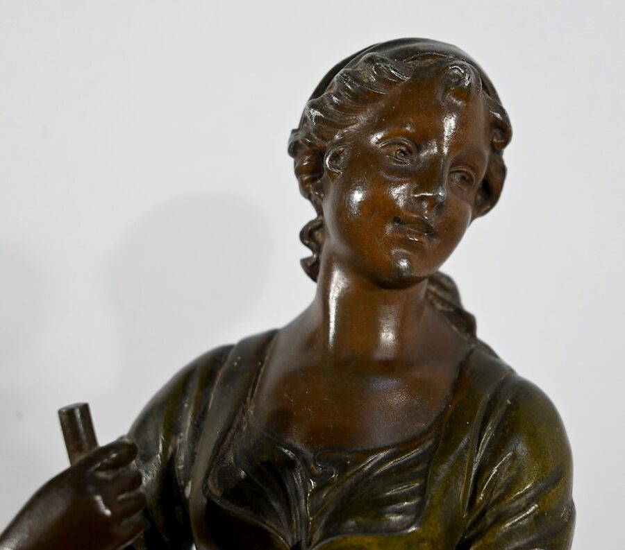 Régule « Faucheuse  », signé A-J.Scotte – Fin XIXe – Image 7