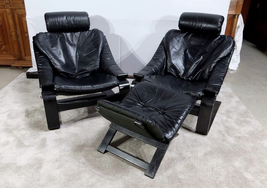 Ensemble de Salon « Kroken» par Ake Fribytter pour Nelo – 1974