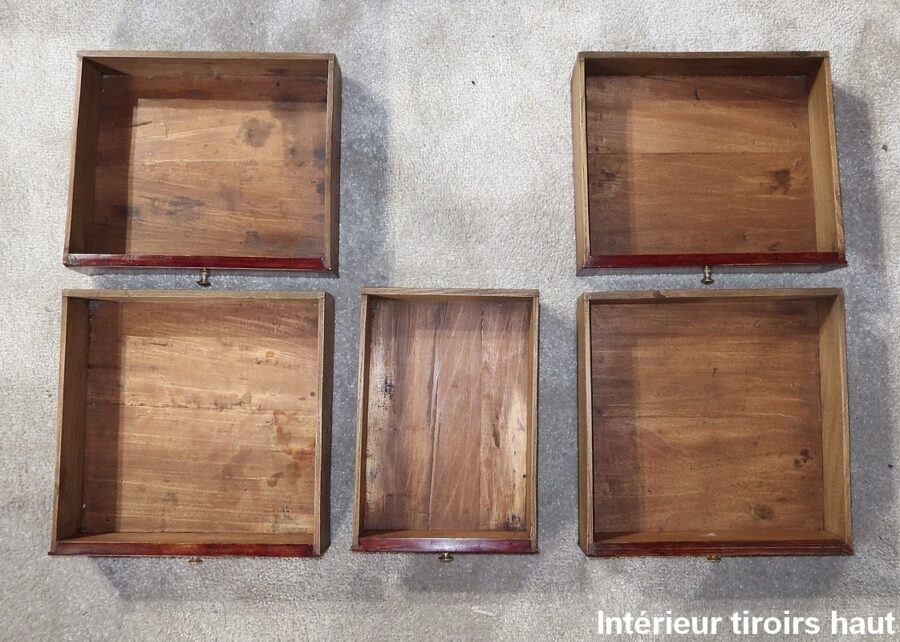 Petit Bureau de Pente en Chêne, goût directoire – 2ème partie XIXe – Image 19