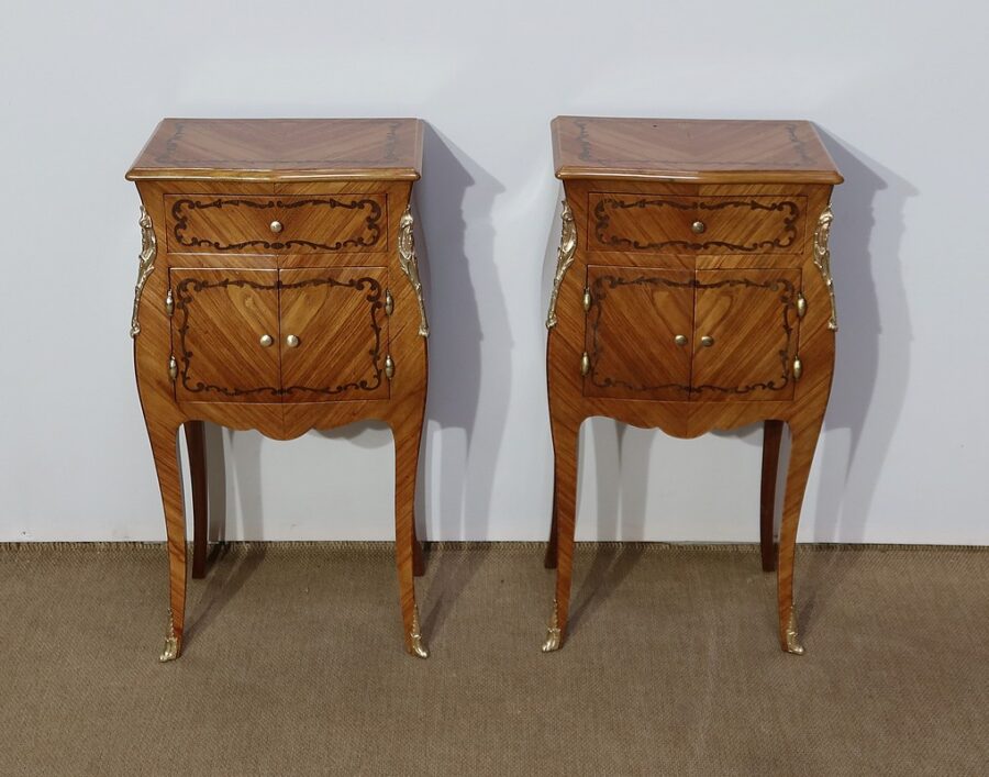 Paire de Petits Meubles de Salon, style Louis XV – Début XXe – Image 2