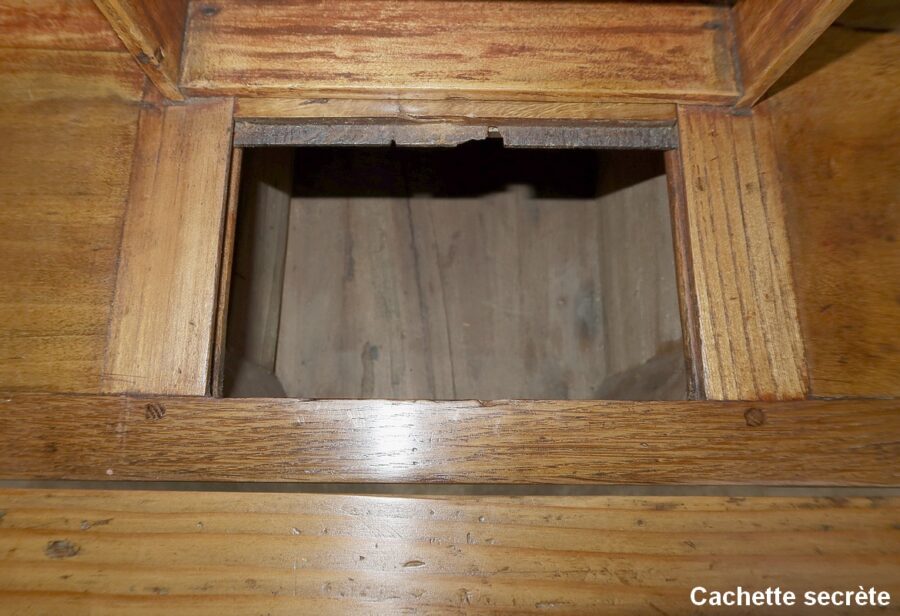 Petit Bureau de Pente en Chêne, goût directoire – 2ème partie XIXe – Image 22