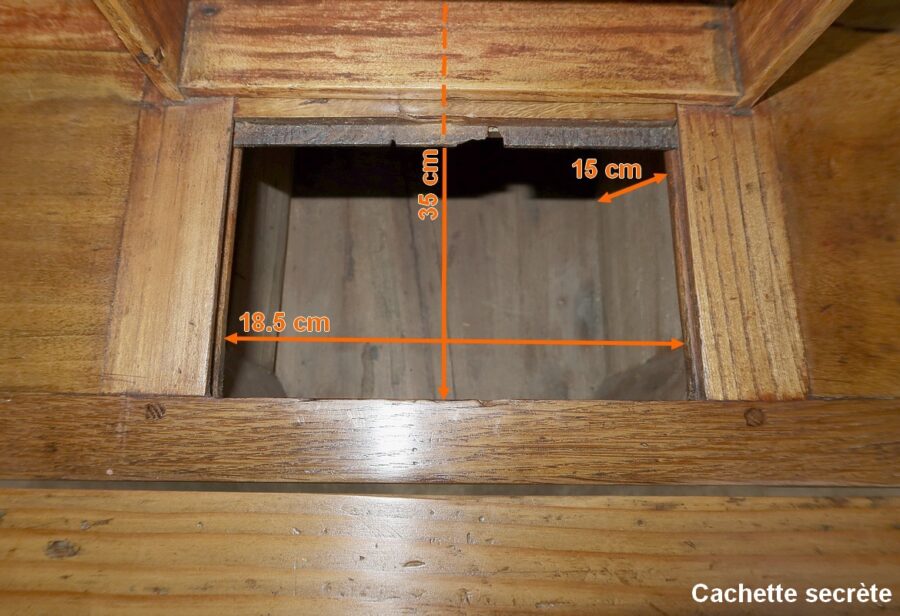 Petit Bureau de Pente en Chêne, goût directoire – 2ème partie XIXe – Image 36