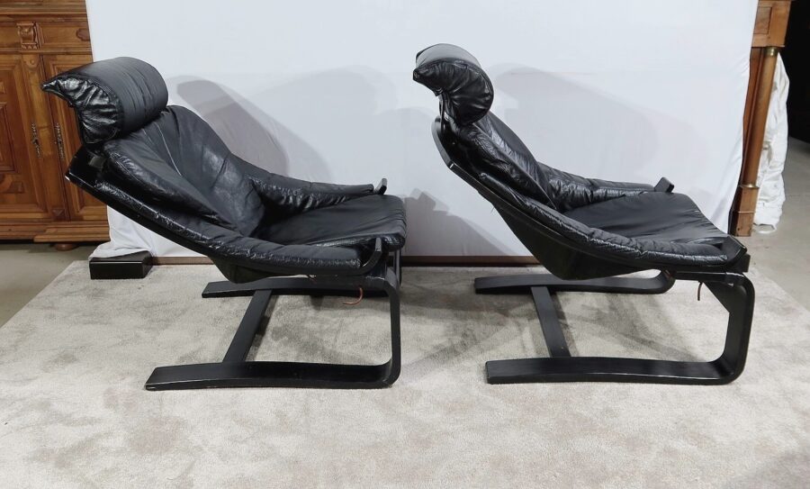 Ensemble de Salon « Kroken» par Ake Fribytter pour Nelo – 1974 – Image 7