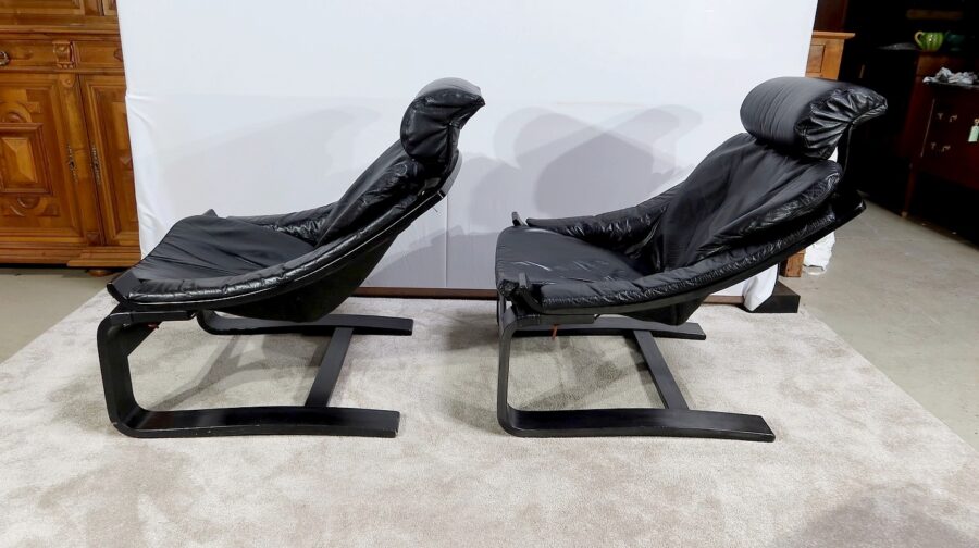 Ensemble de Salon « Kroken» par Ake Fribytter pour Nelo – 1974 – Image 8