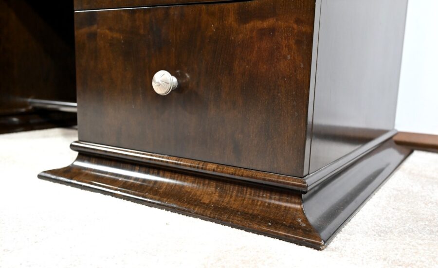 Ensemble Bureau et Fauteuil en Sycomore, Attribué à Hugues Chevalier – 1980 – Image 15
