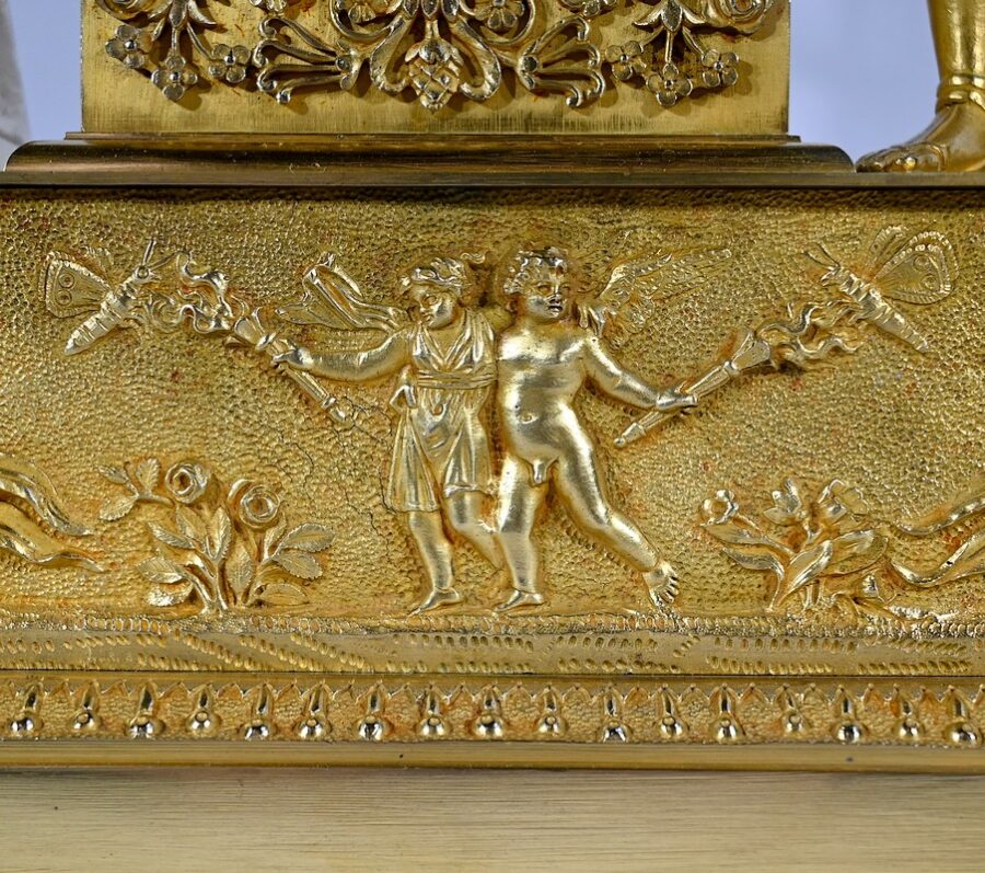 Horloge en  Bronze Doré – Début XIXe – Image 14
