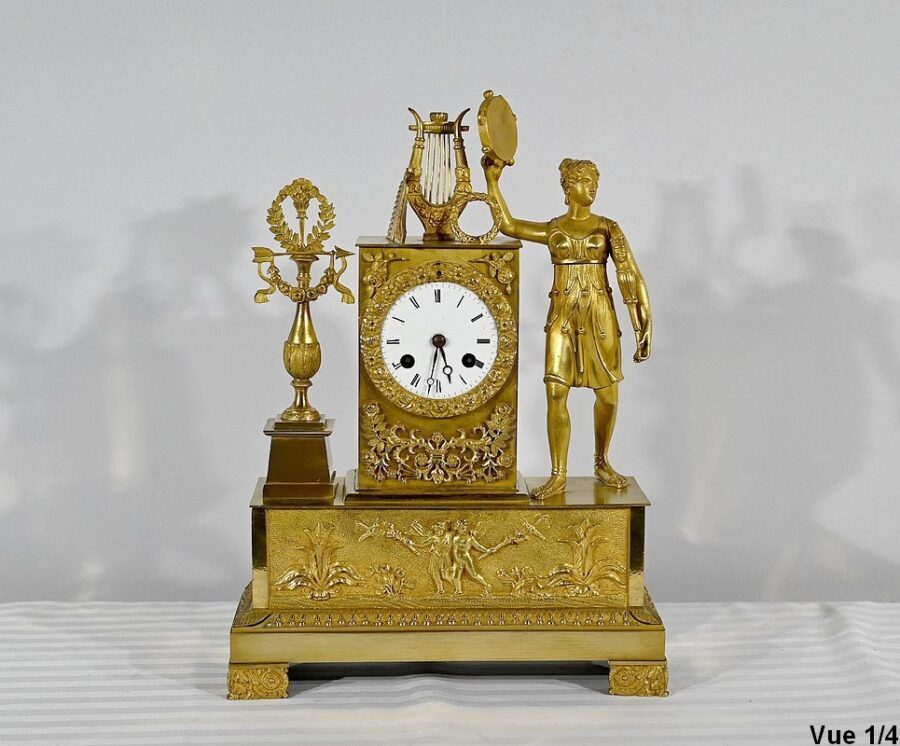 Horloge en  Bronze Doré – Début XIXe – Image 4