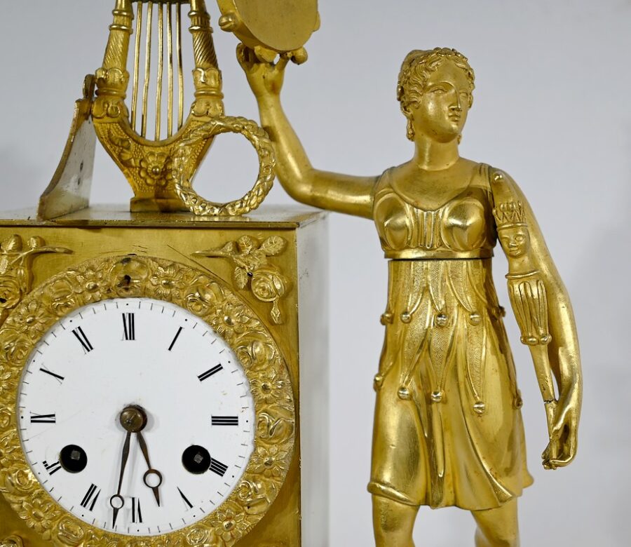 Horloge en  Bronze Doré – Début XIXe – Image 6