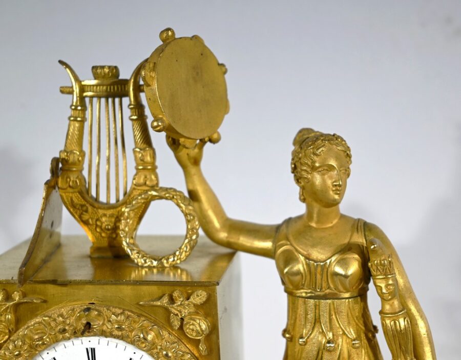 Horloge en  Bronze Doré – Début XIXe – Image 8