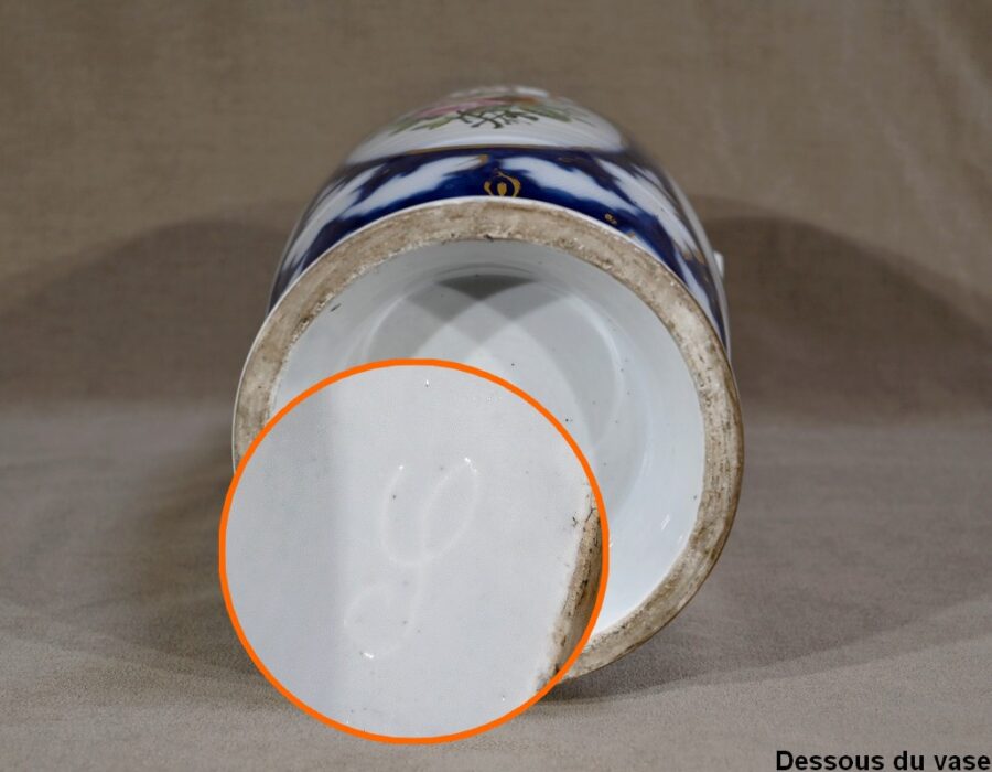 Important Vase en Porcelaine de Bayeux – Fin XIXe – Image 27