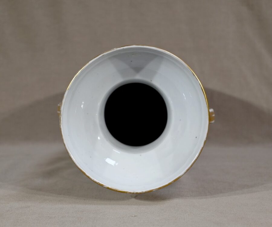 Important Vase en Porcelaine de Bayeux – Fin XIXe – Image 5