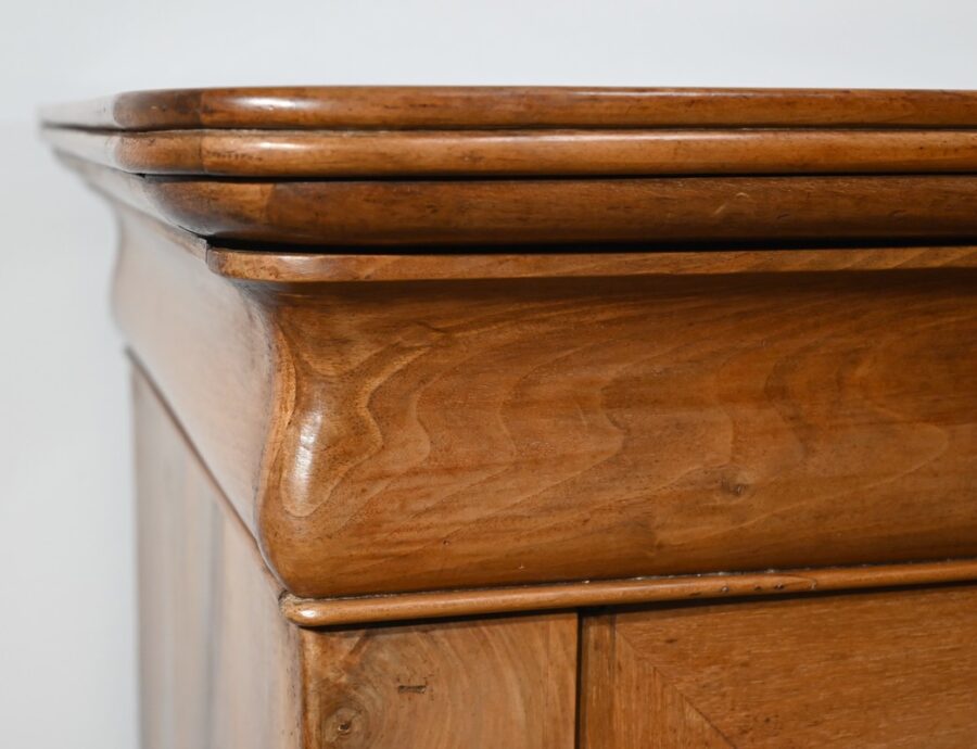 Importante Enfilade en Noyer Blond, époque Louis Philippe – Milieu XIXe – Image 7