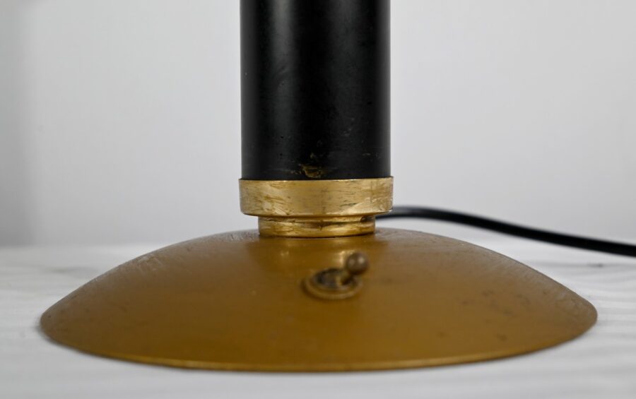 Lampe de Bureau en Métal et Laiton - 1950 – Image 10