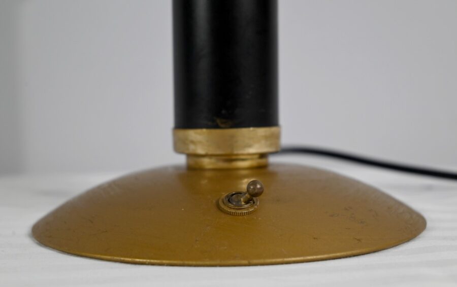 Lampe de Bureau en Métal et Laiton - 1950 – Image 11