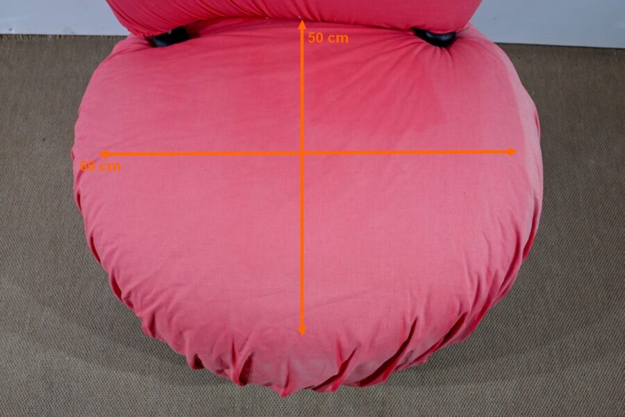 Paire de Fauteuils Pouf Cinna – 1980 – Image 25