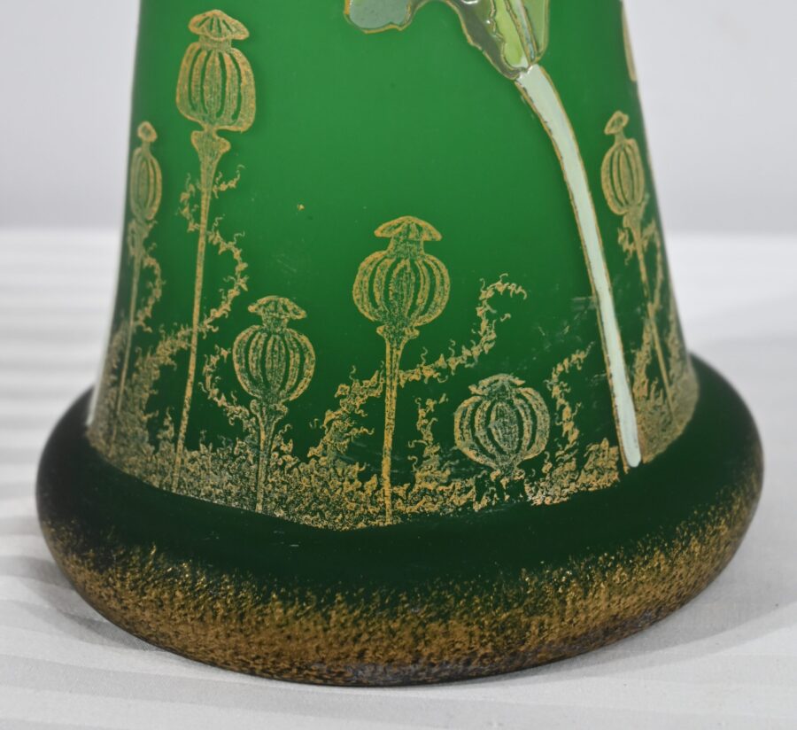 Paire de Vases en Pâte de Verre, Legras, Art Nouveau – Fin XIXe – Image 9