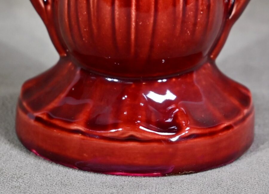 Paire de Vases en Faïence, estampillés Digoin Sarreguemines – Fin XIXe – Image 12
