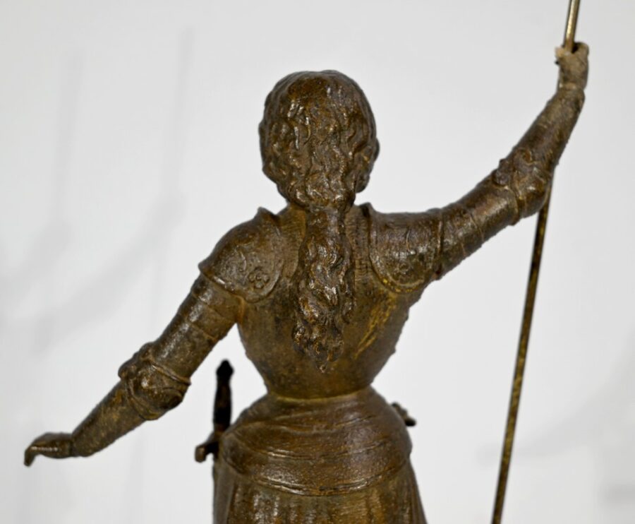 Régule de Jeanne d’Arc Victorieuse, signé A. Foulon – Fin XIXe – Image 19