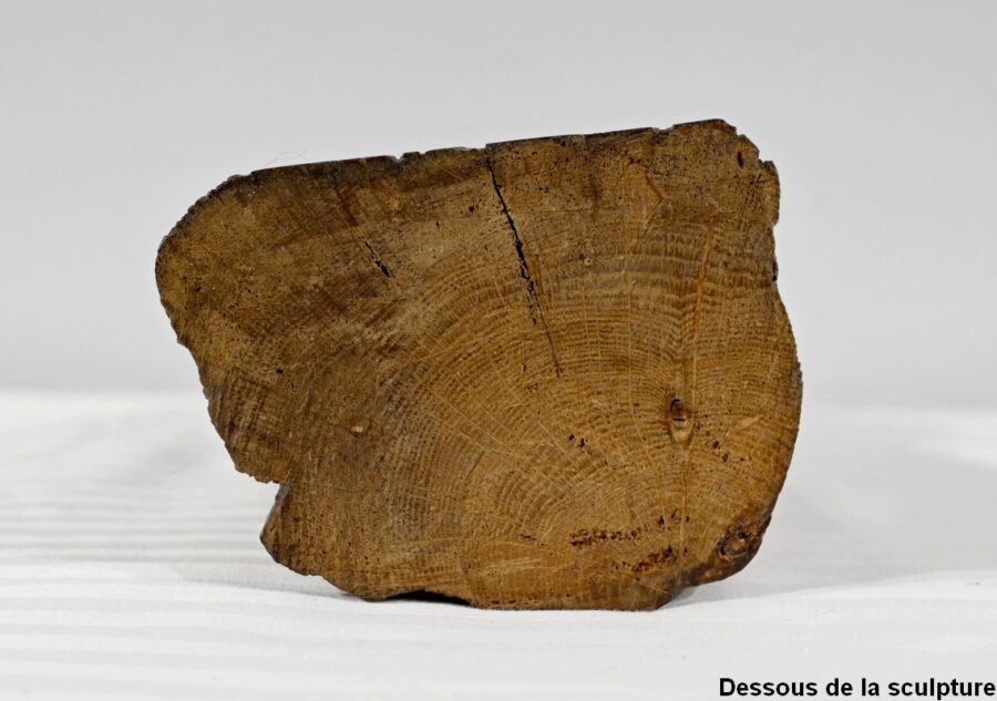 Sculpture en Bois d’Olivier "Vierge à l'enfant" – Fin XIXe – Image 15