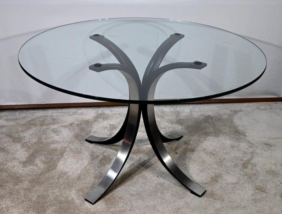 Table T69 Cristal, par E.Gerli et O.Borsani pour Tecno – 1963 – Image 4