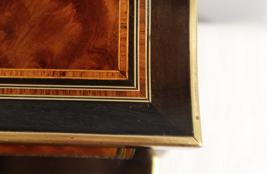 Écritoire de Voyage en loupe de Thuya, époque Napoléon III - Milieu XIXe – Image 7