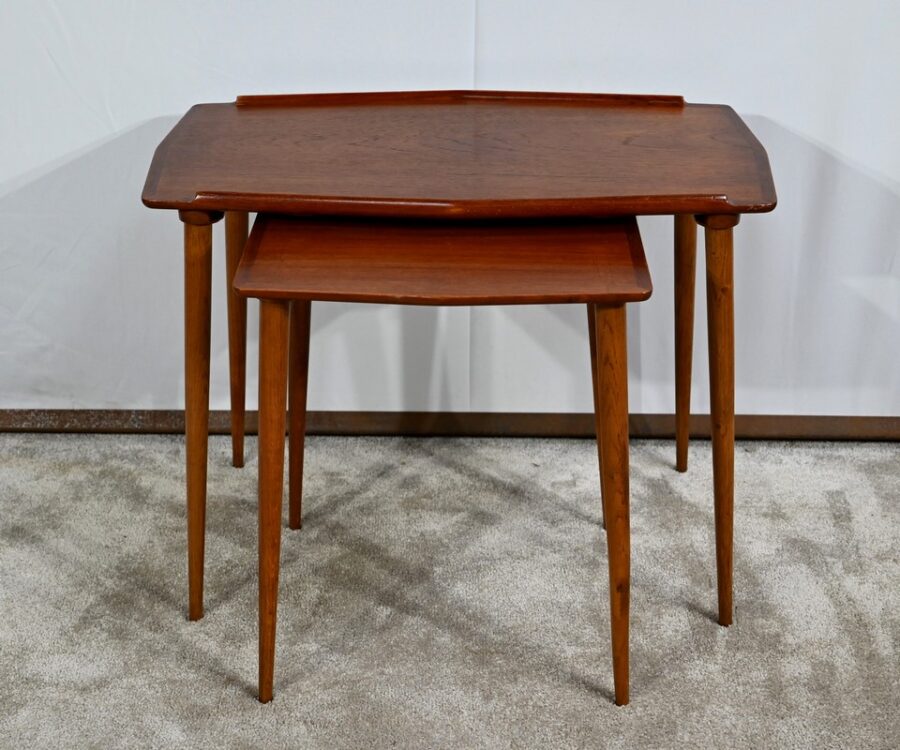 Bouts de Canapé en Teck, par A.Hovmand-Olsen pour Mogens Kold – 1950 – Image 2