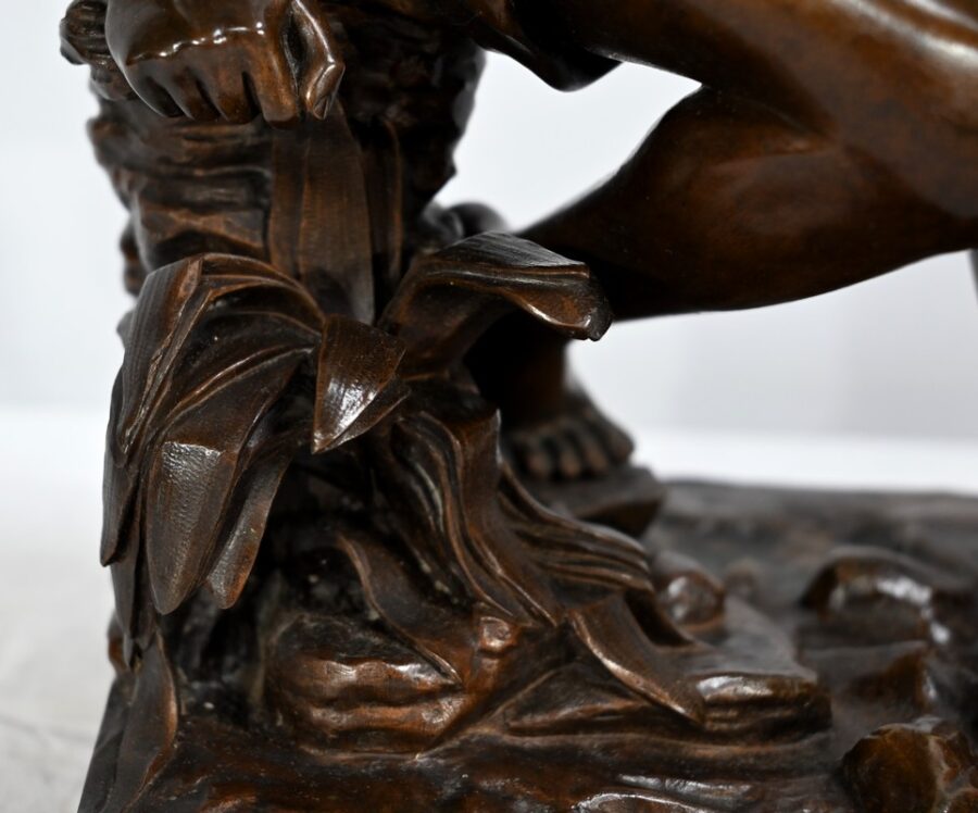 Bronze « L’Enfant à l’Epuisette », signé R.Guillaume – XXe – Image 12
